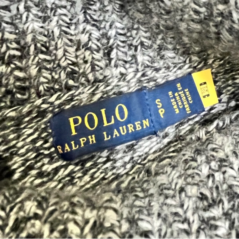 Ralph Lauren Cozy Gray Knit Turtleneck Sweater - Picture 6 of 8